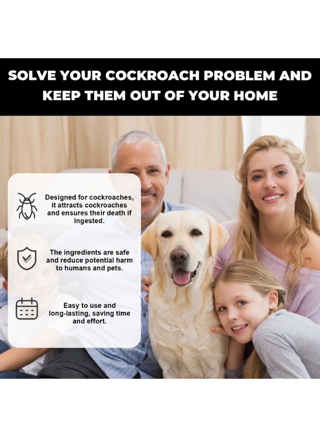 MOONSPRY Home Insect Repellent Cockroach Bait 8pcs - Image 5