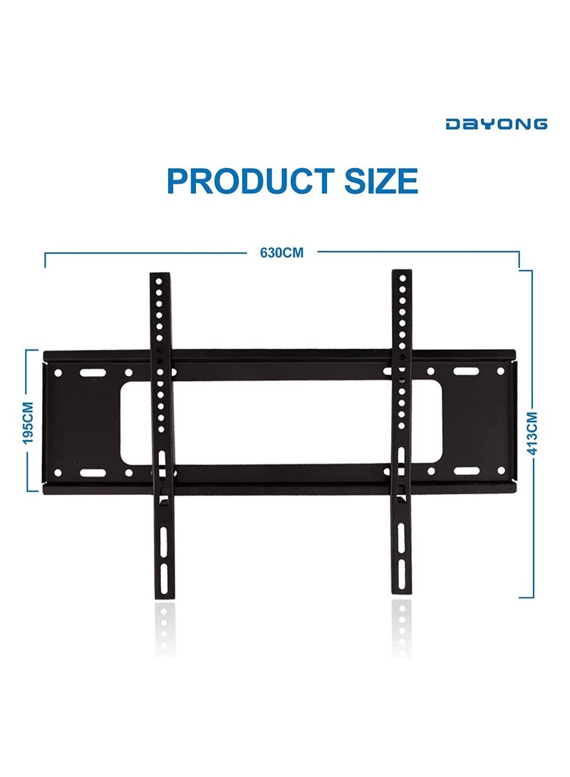 Fixed TV Wall Mount,TV Stand/Television Stands for Most 40-85 inch TVs,TV Mounting Bracket VESA 600X400mm Up to 50kg  - Image 2
