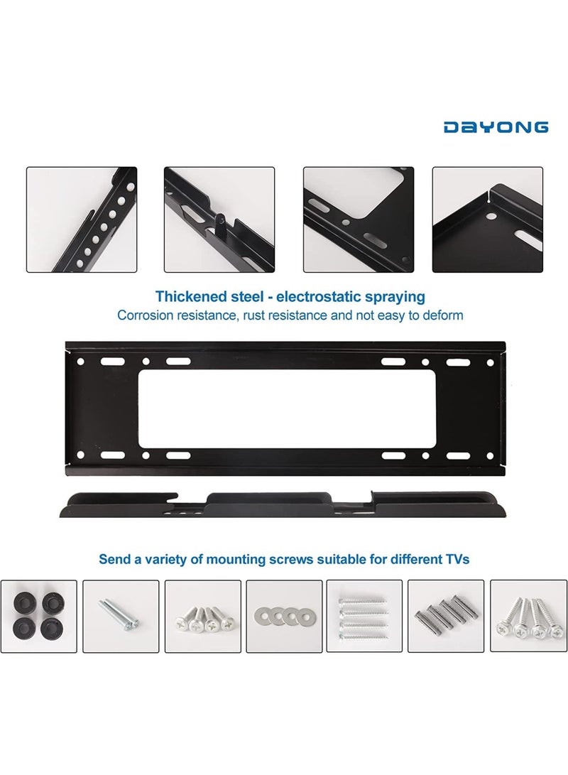 Fixed TV Wall Mount,TV Stand/Television Stands for Most 40-85 inch TVs,TV Mounting Bracket VESA 600X400mm Up to 50kg  - Image 4