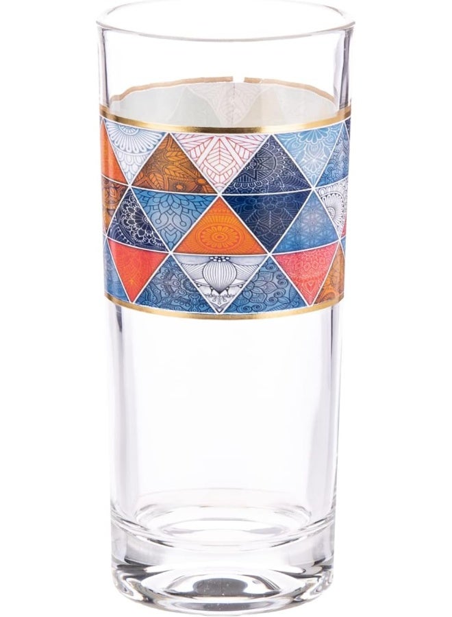 AKDC Glass Tumbler 3Pcs L(6CM) XW(6CM) XH(14CM) transparent - Image 3
