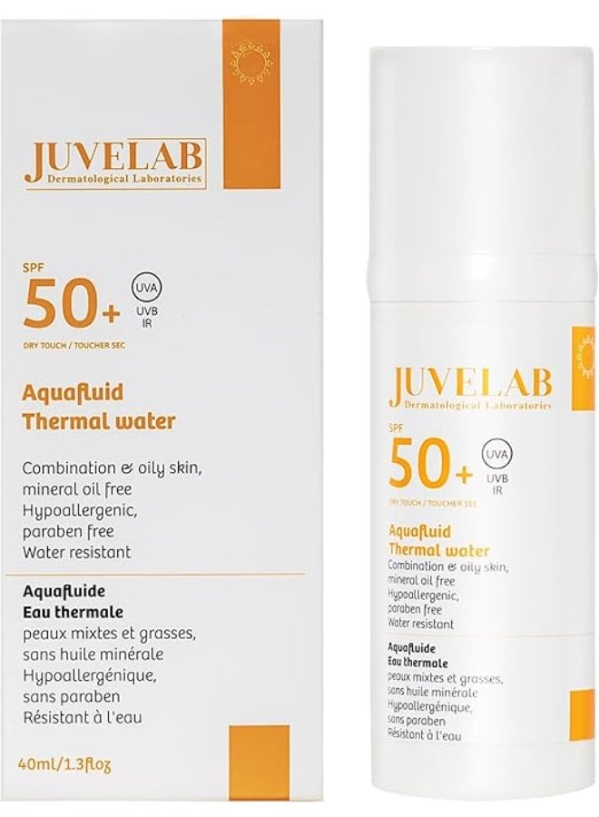 ميدي واقي شمسي مائي سائل حراري بعامل حماية من الشمس بدرجة 50+ 40 مل من جوفيلاب، 50 SPF - Image 1