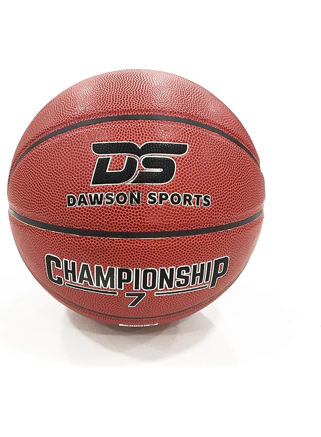 DAWSON SPORTS Unisex Adult DS PU Championship Basketball (113027) Brown Size 7 - Image 1