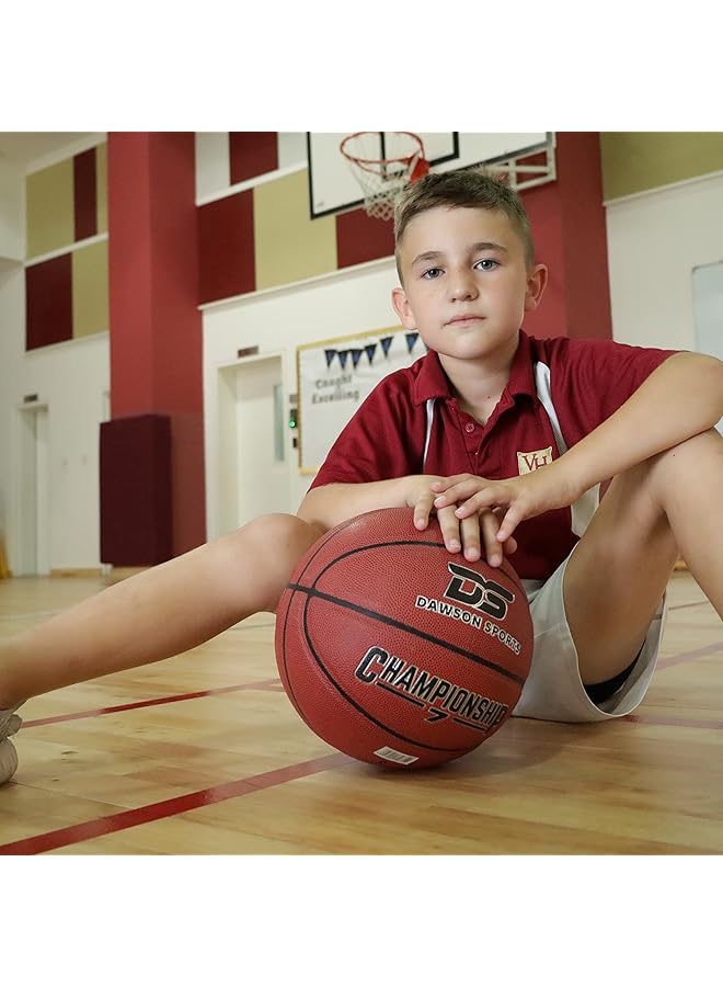 DAWSON SPORTS Unisex Adult DS PU Championship Basketball (113027) Brown Size 7 - Image 4