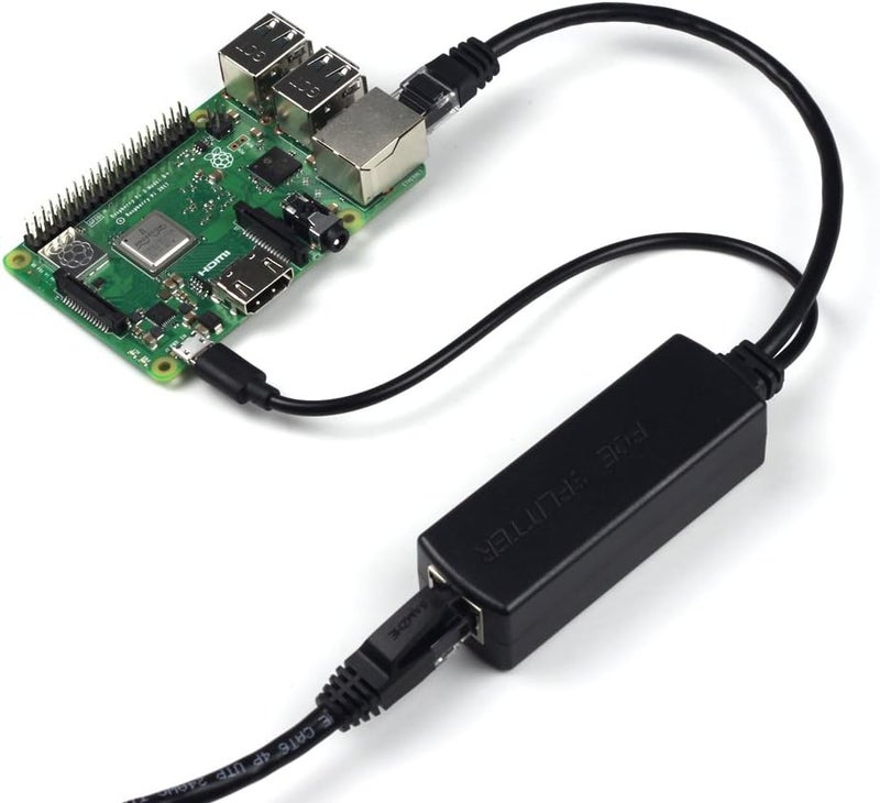 UCTRONICS PoE Splitter Gigabit 5V - Micro USB Power and Ethernet to Raspberry Pi 3B+, Work with Echo Dot, Most Micro USB Security Camera and Tablet - IEEE 802.3af Compliant (Pack of 2) - Image 2