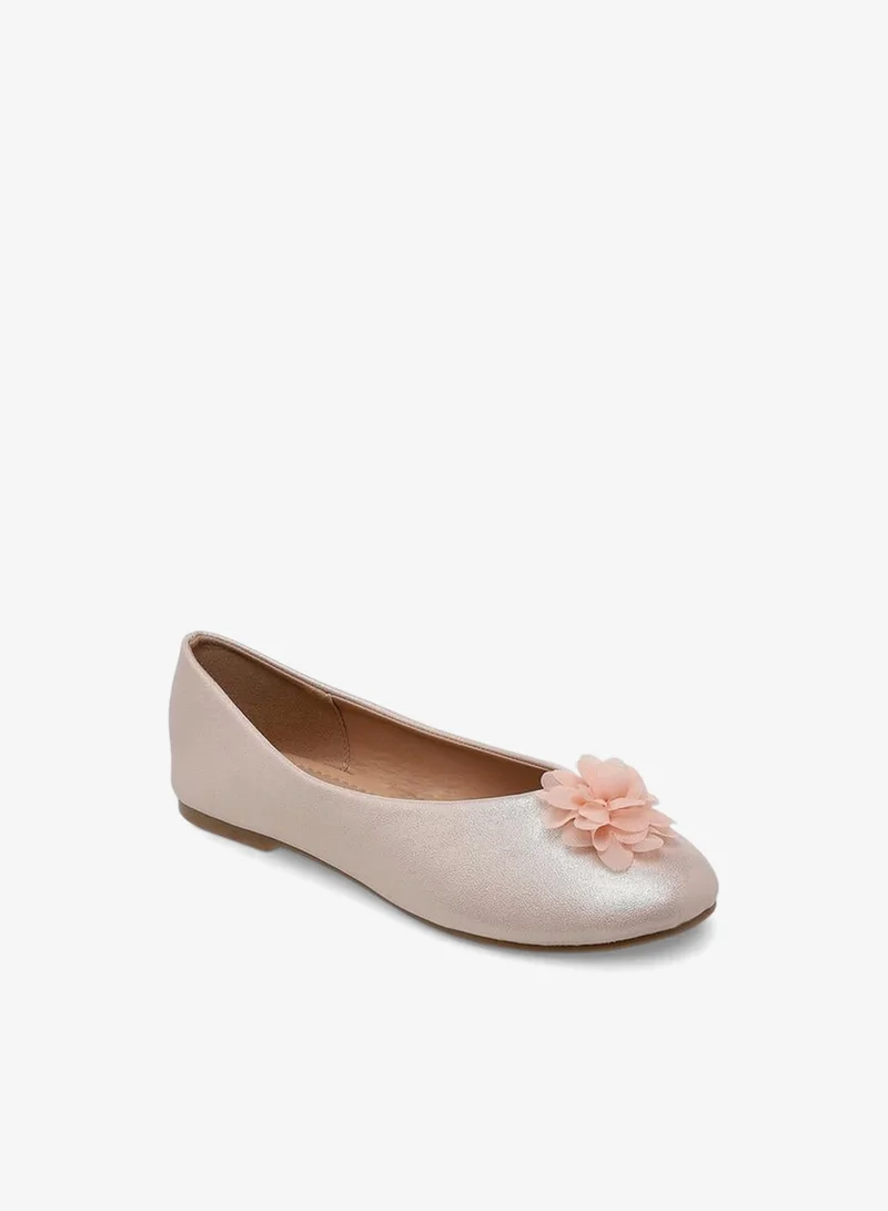 Flora Bella By Shoexpress Flora Bella Girls Floral Accent Ballerina Shoes