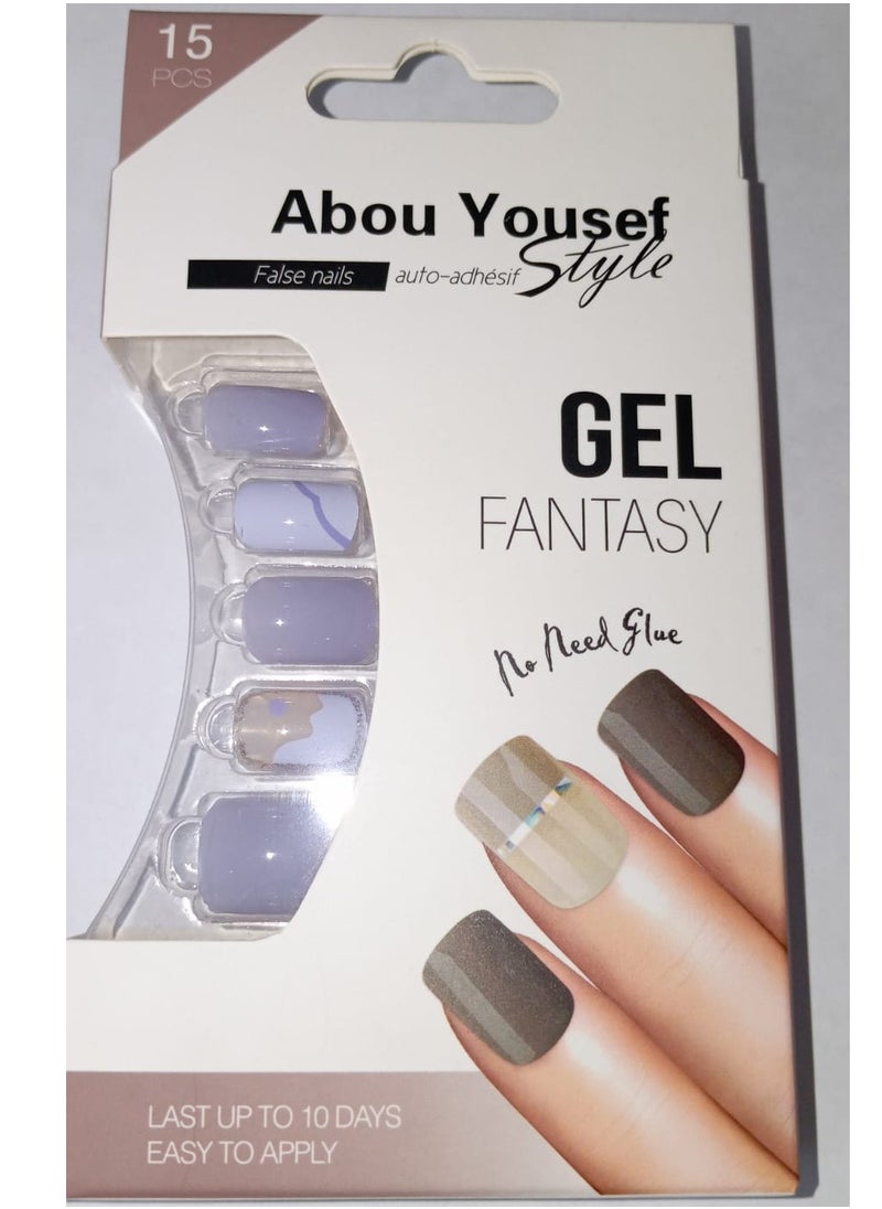 ابو يوسف ستايل أظافر صناعية من أبو يوسف جل فانتاسي 88-AY057  - Image 1