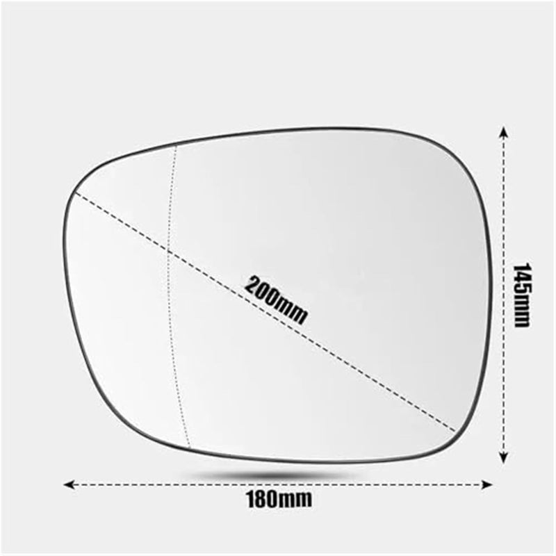 DEMULAX Heated Rearview Mirror Glass for BMW X3 F25 - Image 2