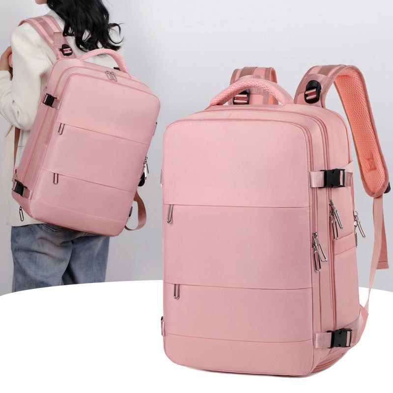 Girls' Backpack, Ultra-Large Capacity, Multi-Functional Short-Distance Business Trip, Dry And Wet Separation Waterproof Mommy Backpack - Image 4