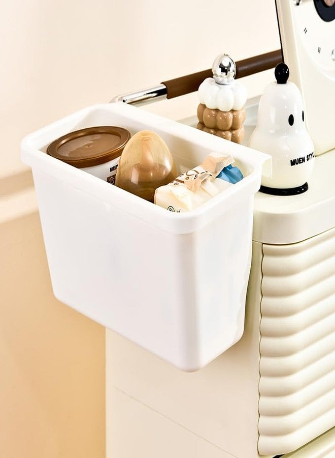 AMIQUS Multifunctional Kitchen Cabinet Door Hanging Trash Can – Plastic Desktop Storage Bin – Creative, Washable, and Space-Saving Organizer for Home, Office & Bathroom Use (Multicolour) - Image 5