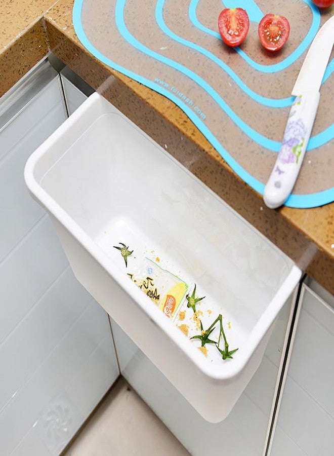 AMIQUS Multifunctional Kitchen Cabinet Door Hanging Trash Can – Plastic Desktop Storage Bin – Creative, Washable, and Space-Saving Organizer for Home, Office & Bathroom Use (Multicolour) - Image 3