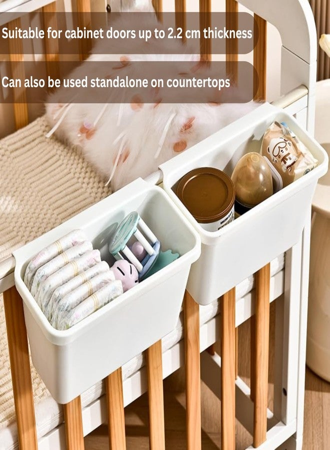 AMIQUS Multifunctional Kitchen Cabinet Door Hanging Trash Can – Plastic Desktop Storage Bin – Creative, Washable, and Space-Saving Organizer for Home, Office & Bathroom Use (Multicolour) - Image 4