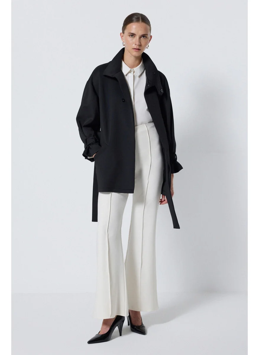 توتشي Tie Detail Scuba Jacket