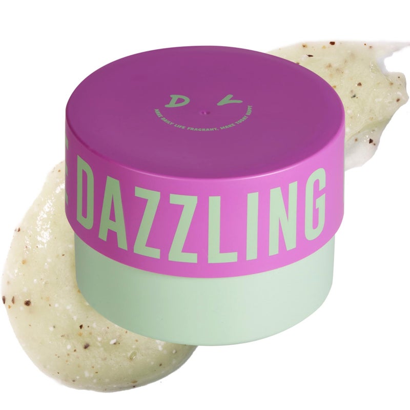 Dear Doer Dazzling Body Scrub Radiant Gentle Exfoliator with Grape Seed PlantDerived Cellulose to Remove Dead Skin Cells with Vitamin C Fresh Floral Scent Vegan 101 fl oz 300 ml - Image 2
