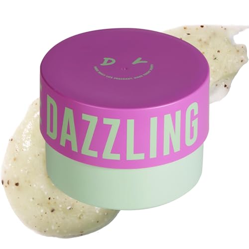 Dear Doer Dazzling Body Scrub Radiant Gentle Exfoliator with Grape Seed PlantDerived Cellulose to Remove Dead Skin Cells with Vitamin C Fresh Floral Scent Vegan 101 fl oz 300 ml - Image 1