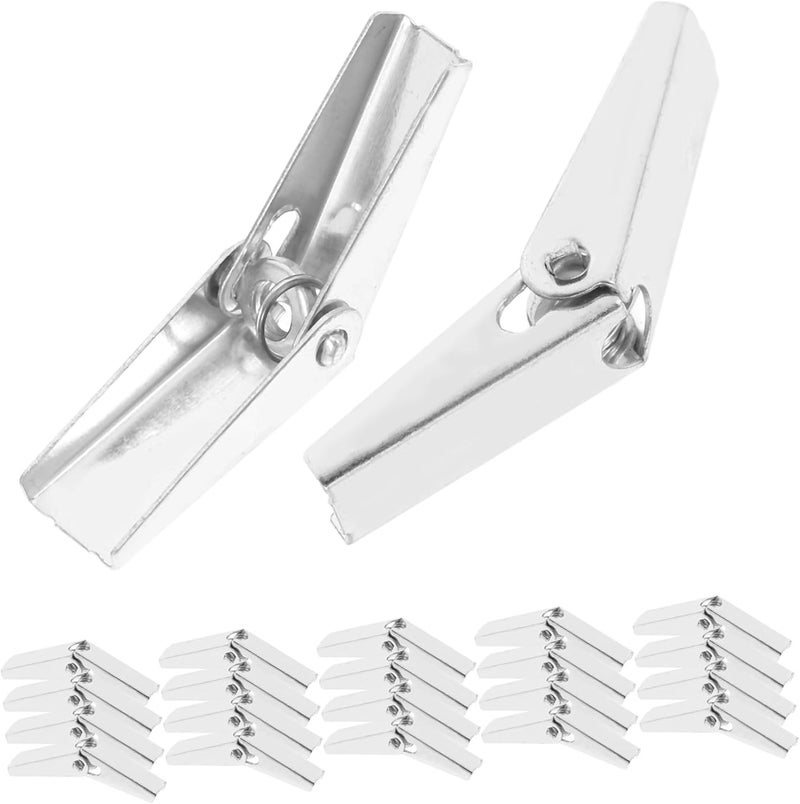 VOSAREA 24Pcs Spring Loaded Wall Fasteners Heavy Duty Toggle Bolt Drywall Board Installation for Secure Stable Mounting - Image 1
