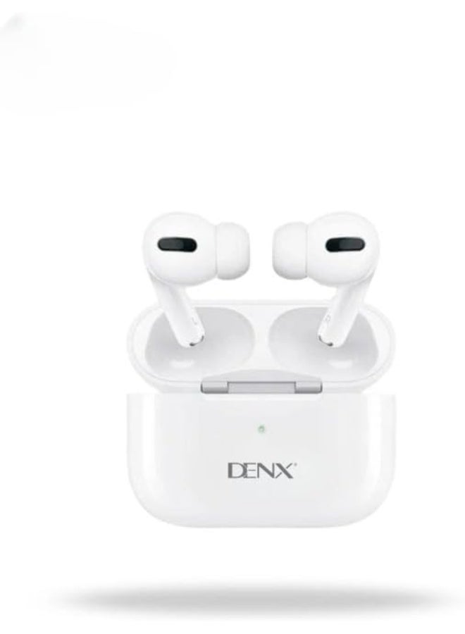 دينكس سماعات الأذن اللاسلكية DENX DX648 – سماعات أذن داخلية بتقنية بلوتوث V5.1، وقت تشغيل يصل إلى 30 ساعة، خاصية إلغاء الضوضاء، تحكم باللمس، صوت ستيريو، مقاومة للماء بمعيار IPX5، علبة شحن سريعة متوافقة مع هواتف آيفون وأندرويد. - Image 1