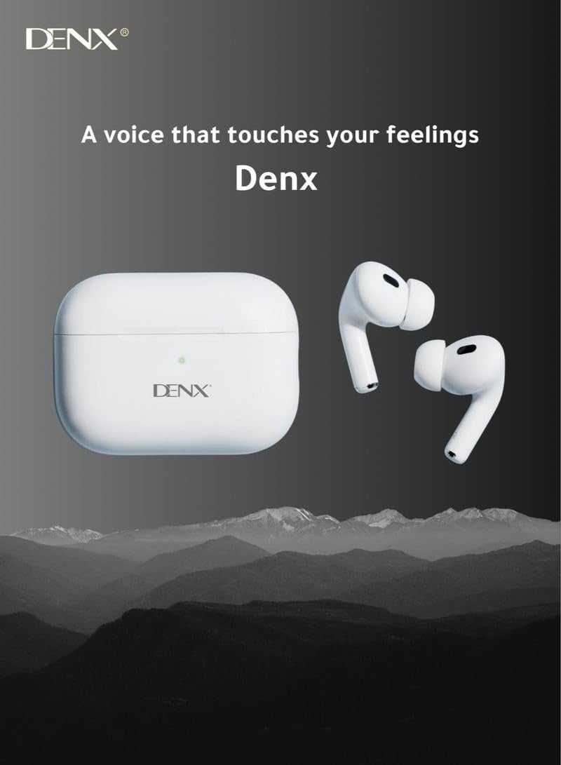 دينكس سماعات الأذن اللاسلكية DENX DX648 – سماعات أذن داخلية بتقنية بلوتوث V5.1، وقت تشغيل يصل إلى 30 ساعة، خاصية إلغاء الضوضاء، تحكم باللمس، صوت ستيريو، مقاومة للماء بمعيار IPX5، علبة شحن سريعة متوافقة مع هواتف آيفون وأندرويد. - Image 3