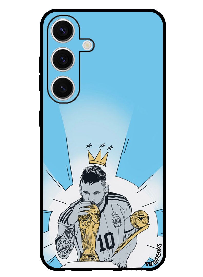 Theodor Protective Case Anti Scratch Shock Proof Bumper Cover For Samsung Galaxy S24 Plus Messi Kiss WC - Image 1