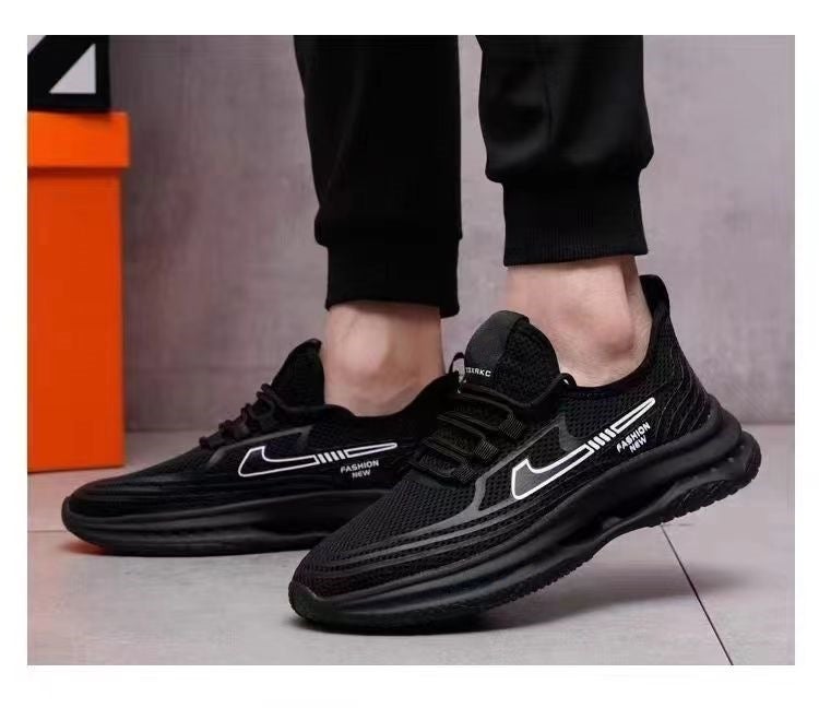 2022 New Mens Running Shoes Lightweight Breathable 986 black 