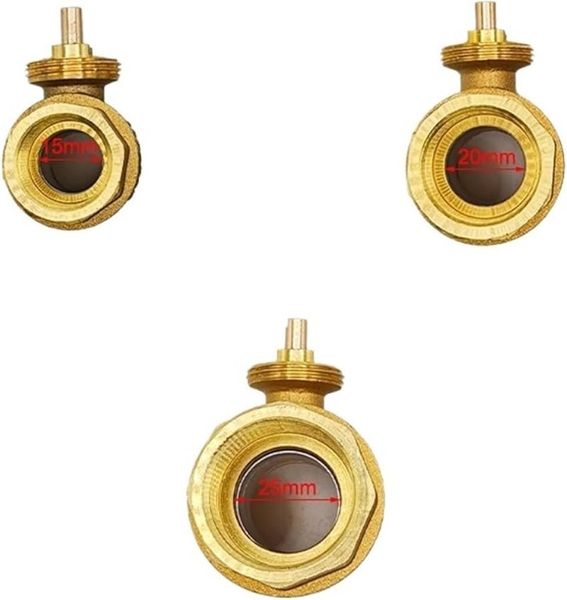 DN20 Electric Motorized Thread Brass Full Bore Ball Valve Body - Image 1