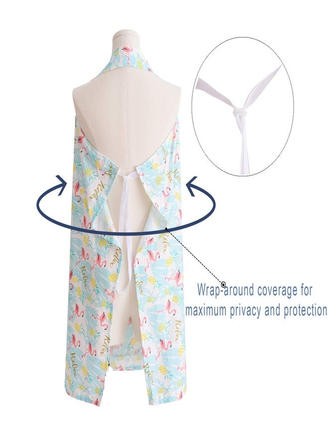 Gina Era Nursing Cover, Shower Gifts - Large Breastfeeding Cover - 360° Coverage，Chemical-Free， Breathable, Soft,Nipple Shields for Nursing Newborn (Style3)… - Image 5