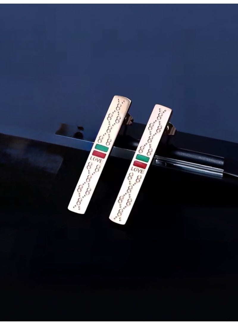 Attractives Elegant Stainless Steel Earrings For Women - Image 1