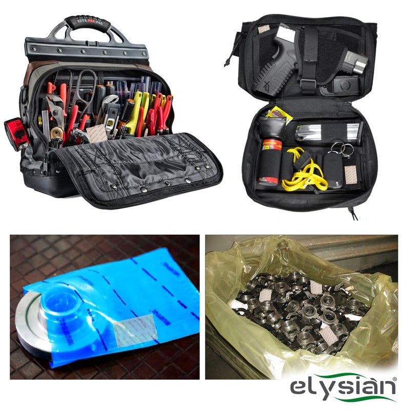 EFFICACY Elysian Rust Protecting Pouch Rust Prevention Storage Packing Pouch for Weapon Gun Pistol Rifle and Metal Protection Anti-Corrosion,Moisture-Proof,Anti Tarnish Coin Jewelry 25 Tablets - Image 2