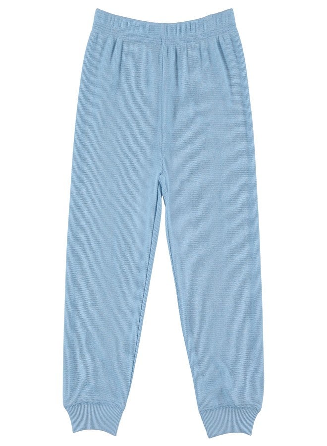 Cudlie 5-Pack Baby/Toddler Boys Jogger Pants - Lightweight Tapered Sweatpants - Lounge Jogger for Boys, Heather Grey, Baby Blue, Yellow, Navy, Green, 3 Months - Image 3