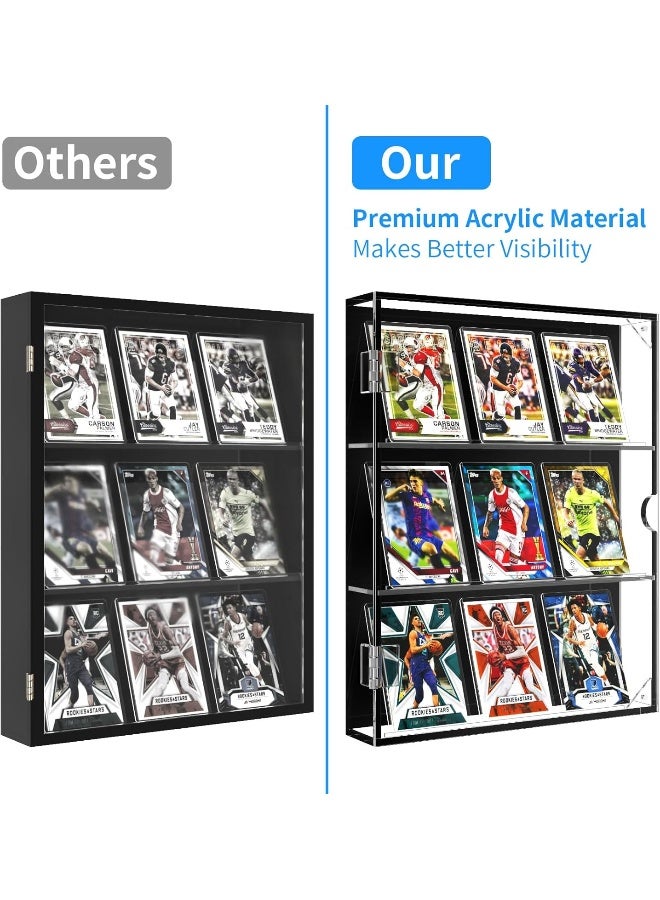 TPGP NIUBEE Acrylic Sports Card Display Case with Magnetic Door and UV Protection - Image 4