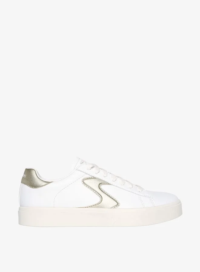 SKECHERS Women's Colourblock Shoes with Lace-Up Closure - EDEN LX BEAMING GLORY