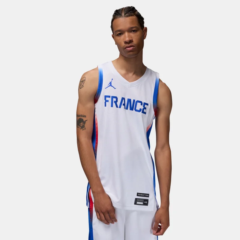 Jordan Men's France Limited Dri-FIT Home Replica Basketball Jersey