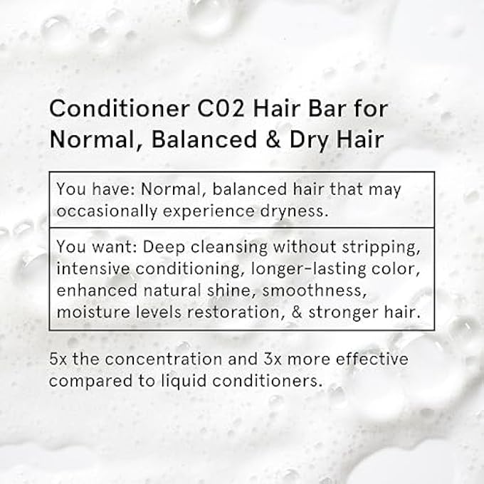 LEAFINTY SOLID CONDITIONER BAR FOR NORMAL & DRY HAIR HYDRATES SHINES NOURISHES - SULFATE FREE, NATURAL, SUSTAINABLE, ZERO WASTE,100G (PACK OF 1, UP TO 75 USES) - Image 2