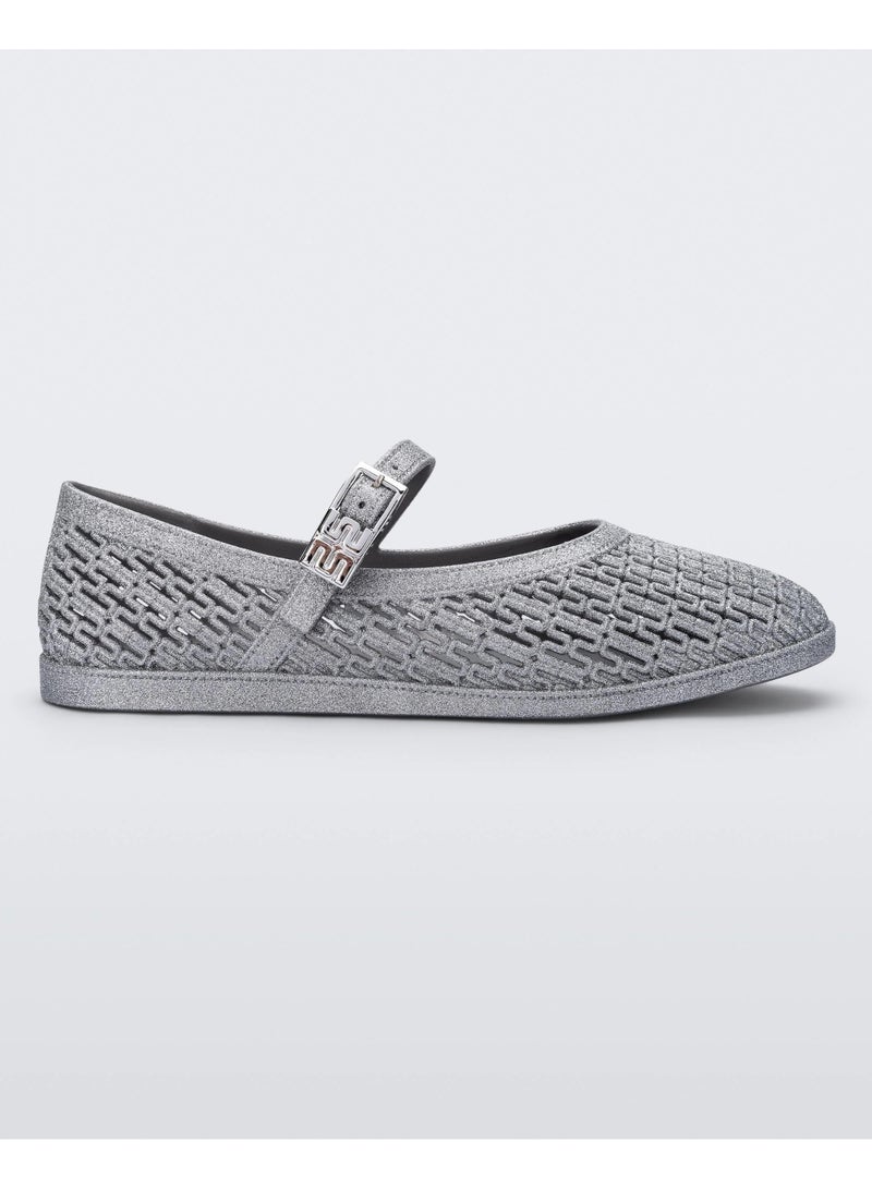melissa Women's Harper Mary Jane Shiny Jelly Flat - Image 1