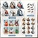 Dansydaisy 114 Pcs Horse Themed Party Favor Supplies with Drawstring Bag Mini Figurines Keychain Silicone Bracelets Badges Puzzle Stickers Notepads Soft Pencils for Horses Birthday Party Decoration - Image 4