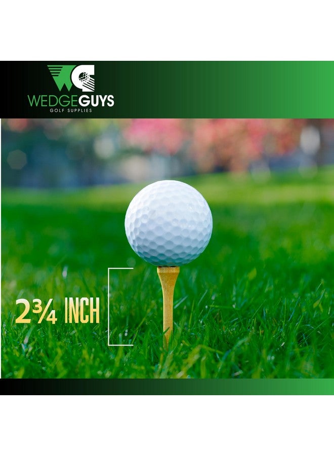 ويدج جايز أوتاد جولف من الخيزران من Wedge Guys مقاس 1-1/2 و2-3/4 و3-1/4 بوصة | 100، 250، 500 أو 1000 قطعة | علامة كرة مجانية - أوتاد جولف أقوى من الخشب، قابلة للتحلل البيولوجي وأقل احتكاكًا | حقيبة كبيرة من أوتاد الجولف المعتمدة من PGA Professional - Image 5