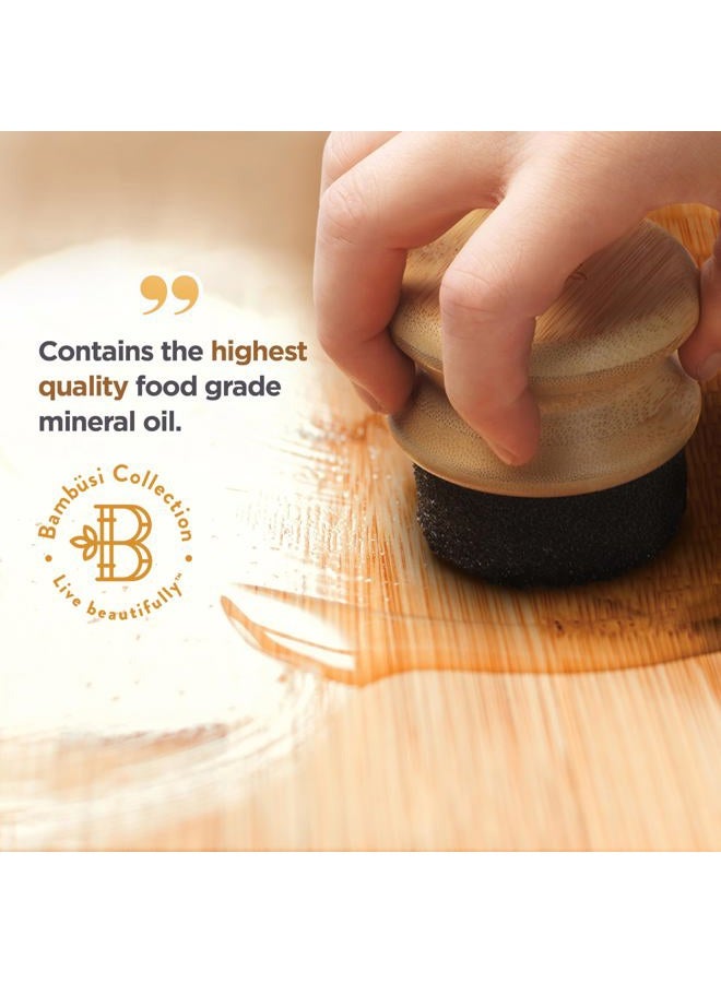 Bambüsi Food Grade Mineral Oil to Maintain Cutting Board - Image 5