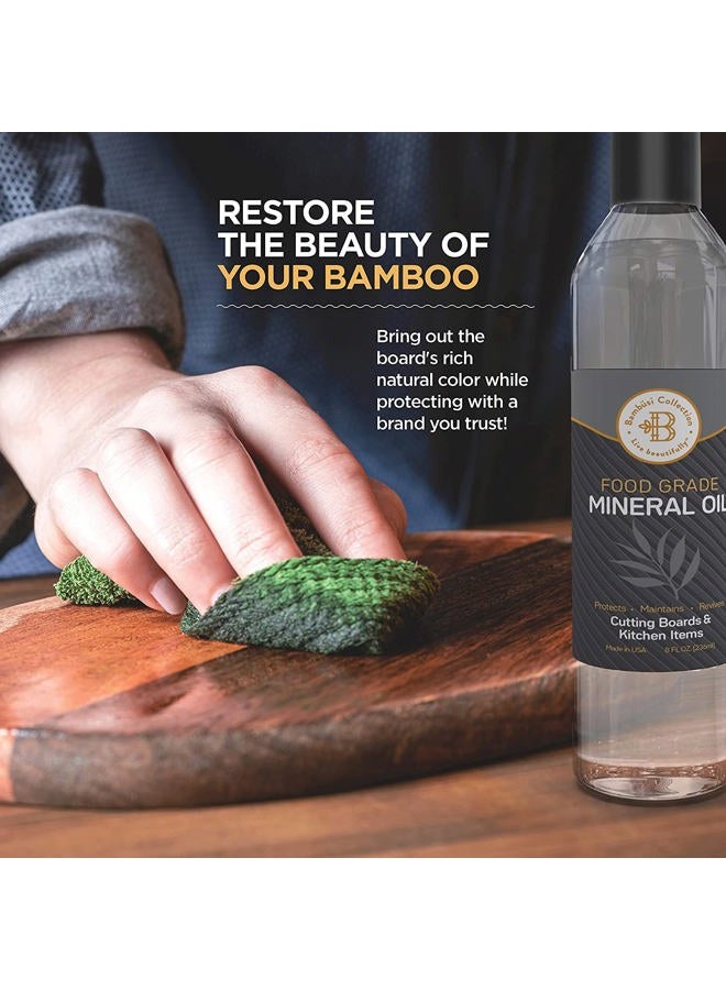 Bambüsi Food Grade Mineral Oil to Maintain Cutting Board - Image 3