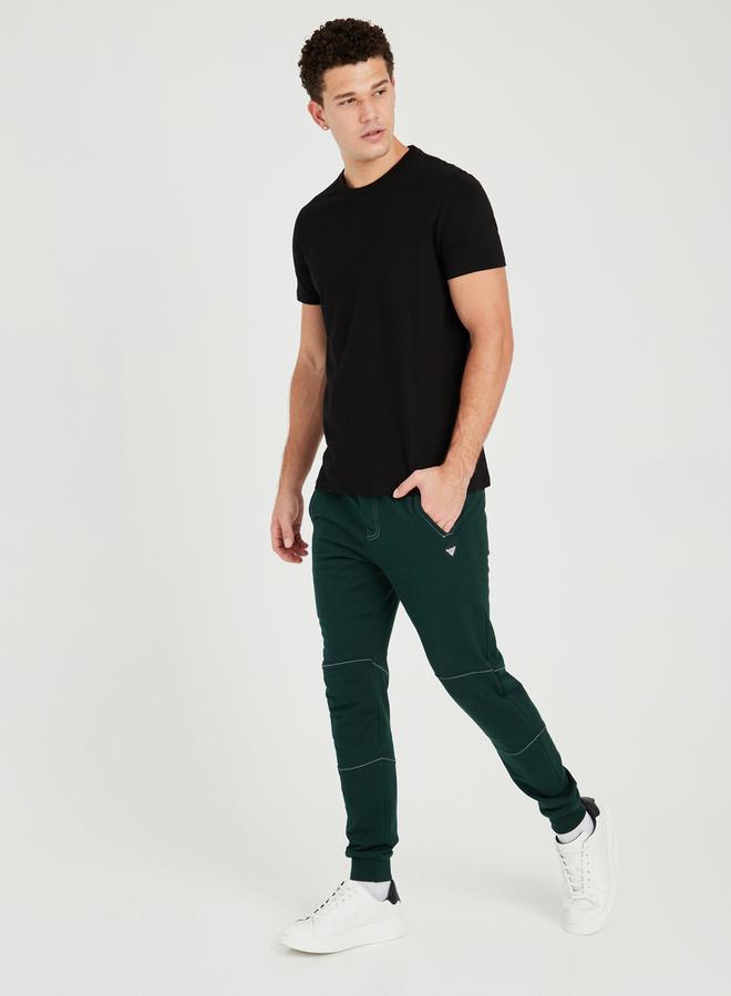 Styli Solid Regular Fit Pure Cotton T-Shirt - Image 5