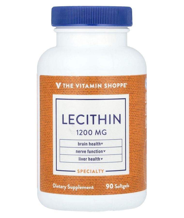 The Vitamin Shoppe Lecithin 1200 mg  90 Softgels