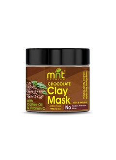 MNT Chocolate Clay Mask With Coffee Oil & Vitamin C For All Skin Types Polishes| Gently Cleanses|Adds Glow;Unclogs Pores 100G  - Image 2