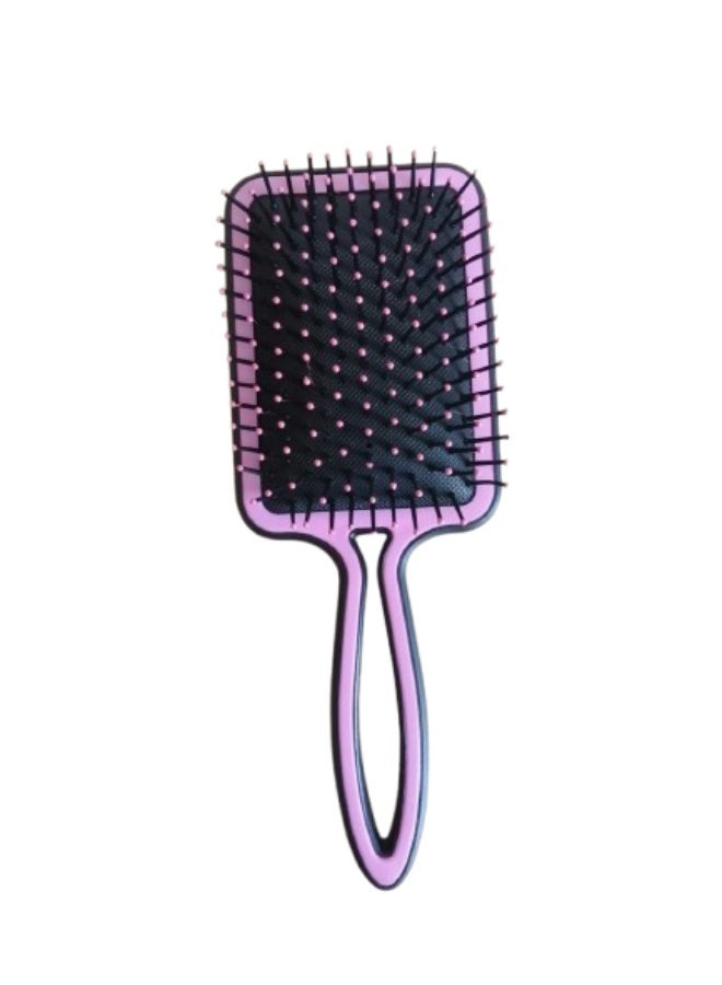 فرشاة شعر مستطيلة بشعيرات بلاستيكية مضادة للكهرباء الساكنة - تصفيف سهل وخالٍ من التشابك. - Image 4