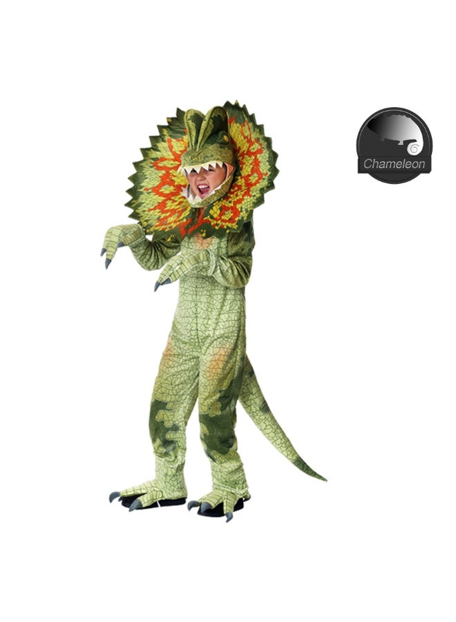 Halloween Children's Jurassic World Triceratops Performance Costume - Image 1