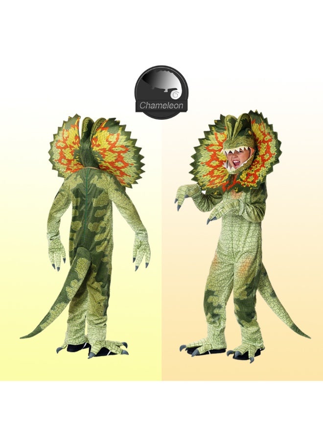 Halloween Children's Jurassic World Triceratops Performance Costume - Image 3