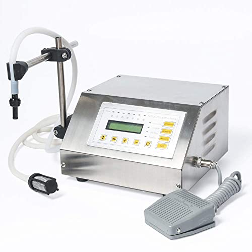 ZONEPACK Liquid Filling Machine Automatic Bottle Filler Digital Control Pump Numerical Drinks Water Milk 5ml to 3500ml GFK160 (Machine) - Image 1