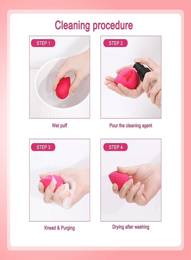 Fennec Mart 6 Pcs Makeup Sponge, Blender Beauty Foundation Blending Sponge Set with Powder Puff Sponge - Image 5
