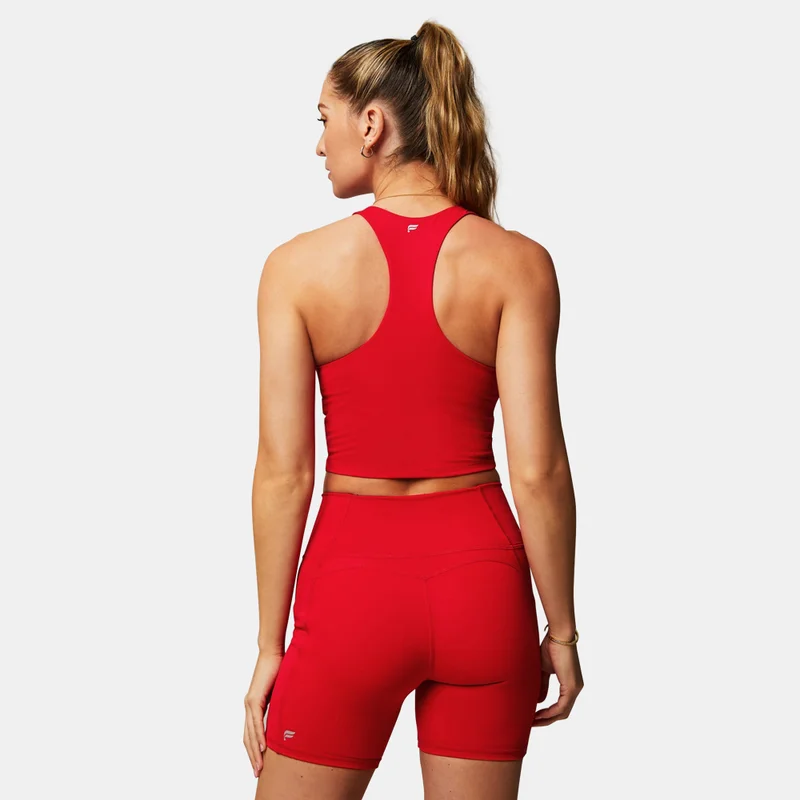 Fabletics Women's Anywhere Cropped Built-In Bra Training Tank Top