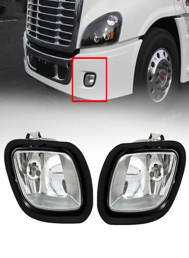 TEAYIR CZFJ LEAVAN Front Fog Light Lamp Assembly Fit for Freightliner Cascadia 2008-2016 Driving Side&Passanger Side - Image 1