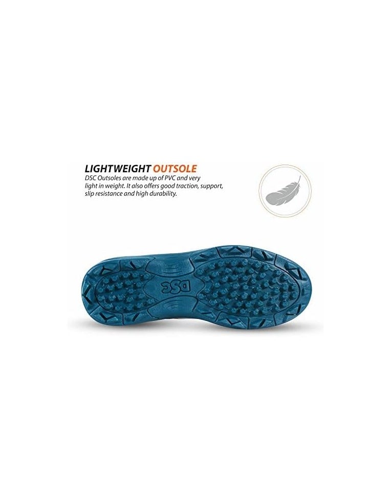 DSC - DSC BELTER (Teal Blue/White) CRICKET SHOES - 4UK-2024 - Image 1