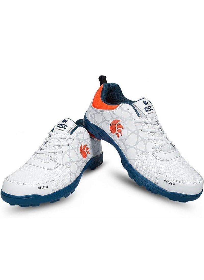 DSC - DSC BELTER (Teal Blue/White) CRICKET SHOES - 4UK-2024 - Image 1