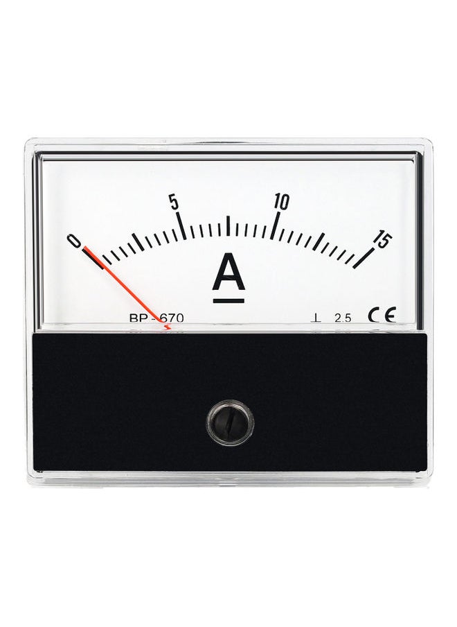NIBEMINENT Analog Current Ammeter Black/White  - Image 1